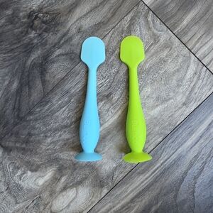 Blue and Green Baby Spoons
